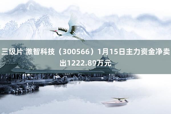 三级片 激智科技（300566）1月15日主力资金净卖出1222.89万元